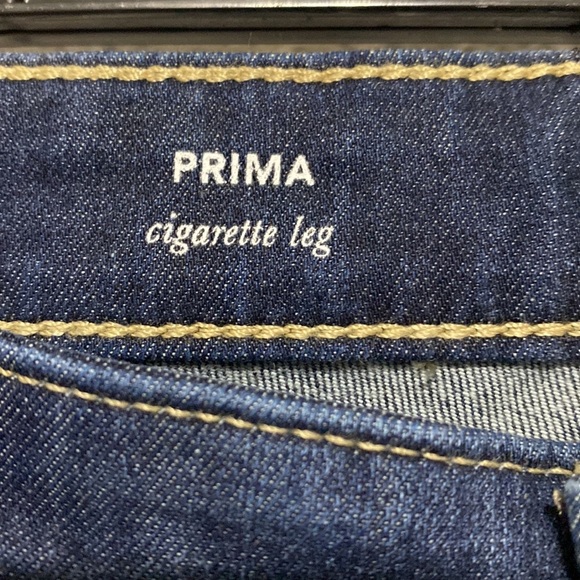 Ag Adriano Goldschmied Women's Dark Wash Prima Cigarette Leg Denim Jeans Size 30 - Picture 8 of 11